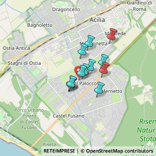 Mappa Via Parmenide, 00124 Roma RM, Italia (1.15)