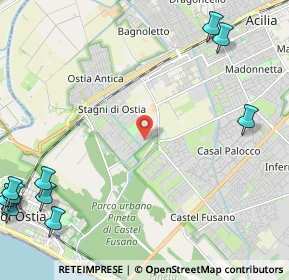 Mappa Via Francesco Fornari, 00124 Roma RM, Italia (3.87091)