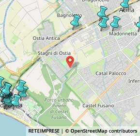 Mappa Via Francesco Fornari, 00124 Roma RM, Italia (4.022)