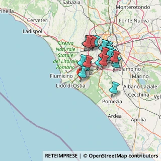 Mappa Via Antifonte di Ramnunte, 00124 Roma RM, Italia (11.6845)