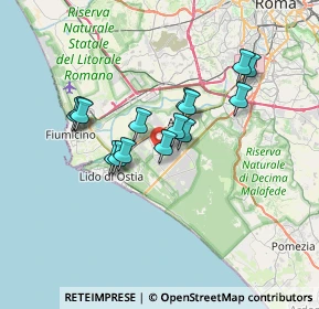 Mappa Via Alcidamante di Elea, 00124 Roma RM, Italia (5.91067)