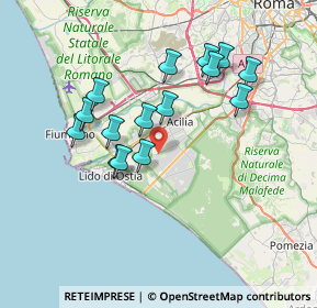 Mappa Via Alcidamante di Elea, 00124 Roma RM, Italia (6.988)