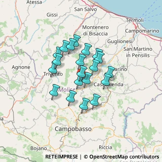 Mappa Corso Umberto I, 86030 Castelbottaccio CB, Italia (10.4985)