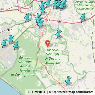 Mappa Viale del Casale della Caccia, 00128 Roma RM, Italia (6.8175)