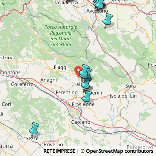 Mappa Pizzeria Calicchia Snack Bar, 03011 Alatri FR, Italia (25.1355)