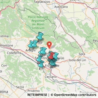 Mappa Pizzeria Calicchia Snack Bar, 03011 Alatri FR, Italia (11.54333)