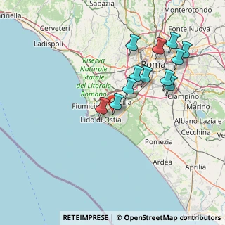 Mappa Via Silvio Ferri, 00124 Roma RM, Italia (15.74667)