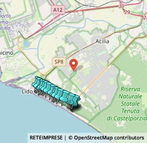 Mappa Via Silvio Ferri, 00124 Roma RM, Italia (4.4175)