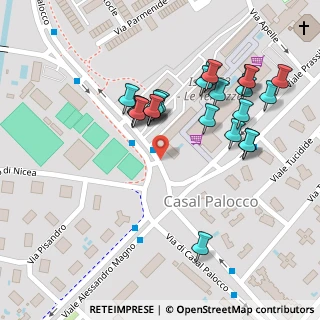 Mappa Casal Palocco- Terrazze, 00124 Roma RM, Italia (0.125)