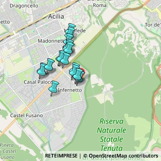 Mappa Via Mario Pilati, 00124 Roma RM, Italia (1.497)