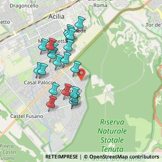 Mappa Via Mario Pilati, 00124 Roma RM, Italia (1.9555)