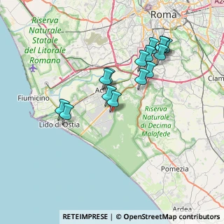 Mappa Via Mario Pilati, 00124 Roma RM, Italia (7.42333)