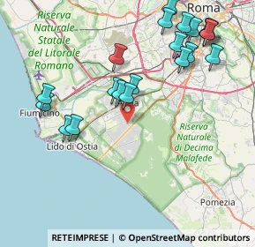 Mappa Via Cherilo di Samo, 00124 Roma RM, Italia (9.5875)