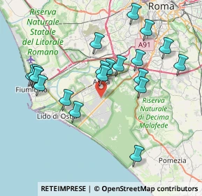 Mappa Via Cherilo di Samo, 00124 Roma RM, Italia (8.403)