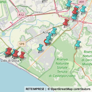 Mappa Via Cherilo di Samo, 00124 Roma RM, Italia (6.24)