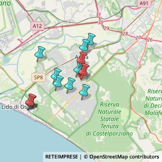 Mappa Via Cherilo di Samo, 00124 Roma RM, Italia (3.46538)