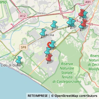 Mappa Via Cherilo di Samo, 00124 Roma RM, Italia (4.81083)