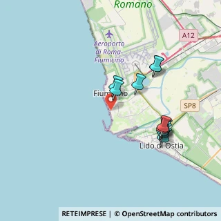 Mappa Via delle Chiglie, 00054 Fiumicino RM, Italia (3.84182)