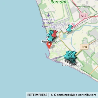 Mappa Via delle Chiglie, 00054 Fiumicino RM, Italia (3.43368)