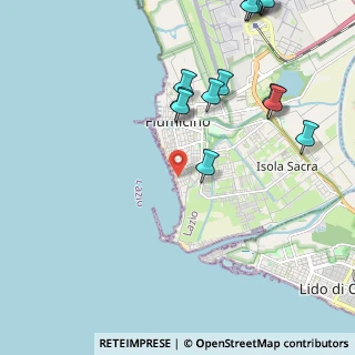 Mappa Via delle Chiglie, 00054 Fiumicino RM, Italia (2.88714)