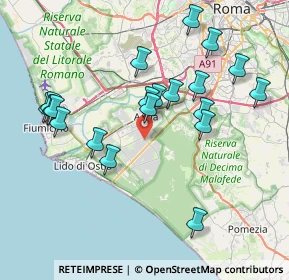 Mappa Via Eutimene, 00124 Roma RM, Italia (8.4025)