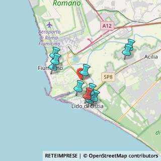 Mappa Via Giovanni Di Vilio, 00054 Fiumicino RM, Italia (3.22273)