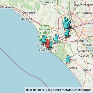 Mappa Via Giovanni Di Vilio, 00054 Fiumicino RM, Italia (14.32188)