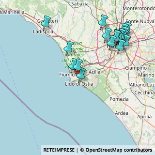 Mappa Via Giovanni Di Vilio, 00054 Fiumicino RM, Italia (20.21053)