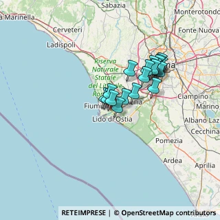 Mappa Via Giovanni Di Vilio, 00054 Fiumicino RM, Italia (11.656)