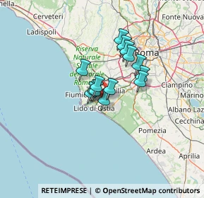 Mappa Via Carlo Salerio, 00124 Roma RM, Italia (8.83071)
