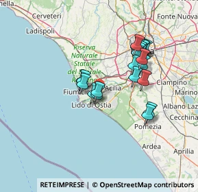 Mappa Via Carlo Salerio, 00124 Roma RM, Italia (12.8145)