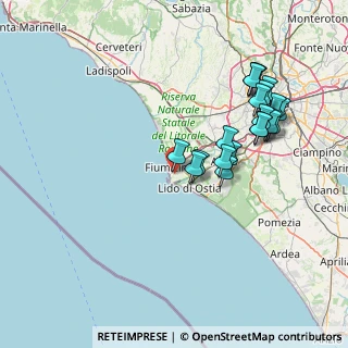 Mappa Via D'altri William, 00054 Fiumicino RM, Italia (16.058)