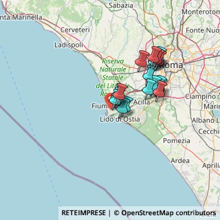 Mappa Via D'altri William, 00054 Fiumicino RM, Italia (12.43053)