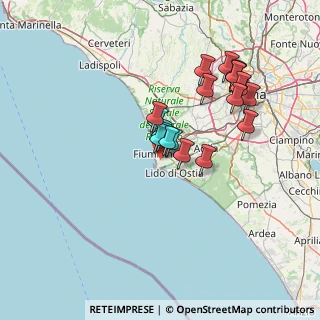 Mappa Via D'altri William, 00054 Fiumicino RM, Italia (13.098)
