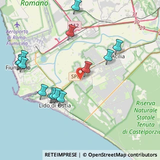 Mappa Via Antonio Squaranti, 00124 Roma RM, Italia (5.05071)