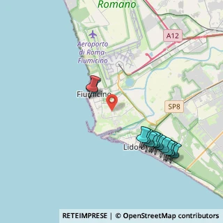 Mappa Via Passo Buole, 00054 Fiumicino RM, Italia (4.70154)