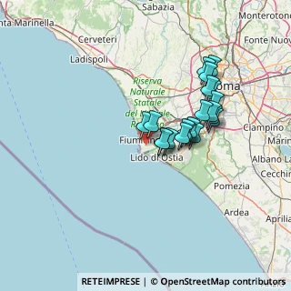 Mappa Via Passo Buole, 00054 Fiumicino RM, Italia (12.136)