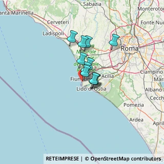 Mappa Via Vincenzo Ciaravolo, 00054 Fiumicino RM, Italia (8.23)