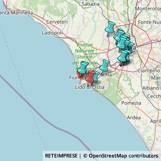 Mappa Via Vincenzo Ciaravolo, 00054 Fiumicino RM, Italia (17.4445)
