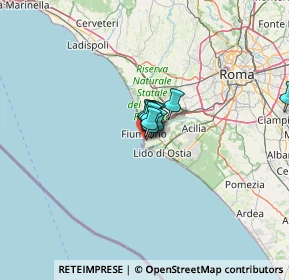 Mappa Via Ugo Botti, 00054 Fiumicino RM, Italia (16.245)