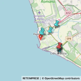 Mappa Via Vincenzo Ciaravolo, 00054 Fiumicino RM, Italia (3.72636)