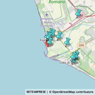 Mappa Via delle Dune, 00054 Fiumicino RM, Italia (3.40077)
