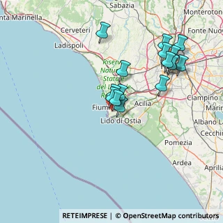 Mappa Via William D'altri, 00054 Fiumicino RM, Italia (15.30125)