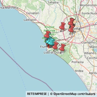Mappa Via William D'altri, 00054 Fiumicino RM, Italia (9.69786)