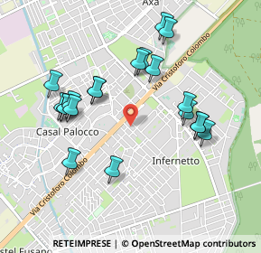 Mappa Via Pasquale Anfossi, 00124 Roma RM, Italia (1.0185)