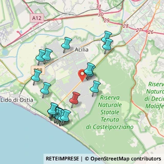 Mappa Via Pasquale Anfossi, 00124 Roma RM, Italia (4.386)