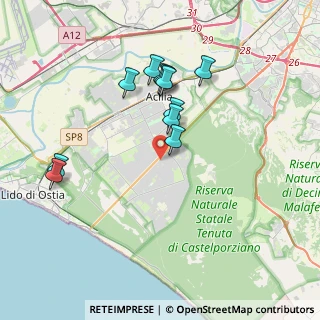 Mappa Via Pasquale Anfossi, 00124 Roma RM, Italia (3.68091)