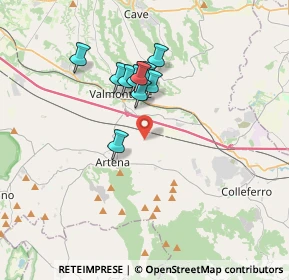 Mappa Via Colle Santo Giudico Snc, 00038 Valmontone RM, Italia (2.89)