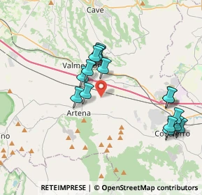 Mappa Via Colle Santo Giudico Snc, 00038 Valmontone RM, Italia (3.94625)
