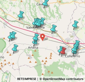 Mappa Via Colle Santo Giudico Snc, 00038 Valmontone RM, Italia (4.6445)